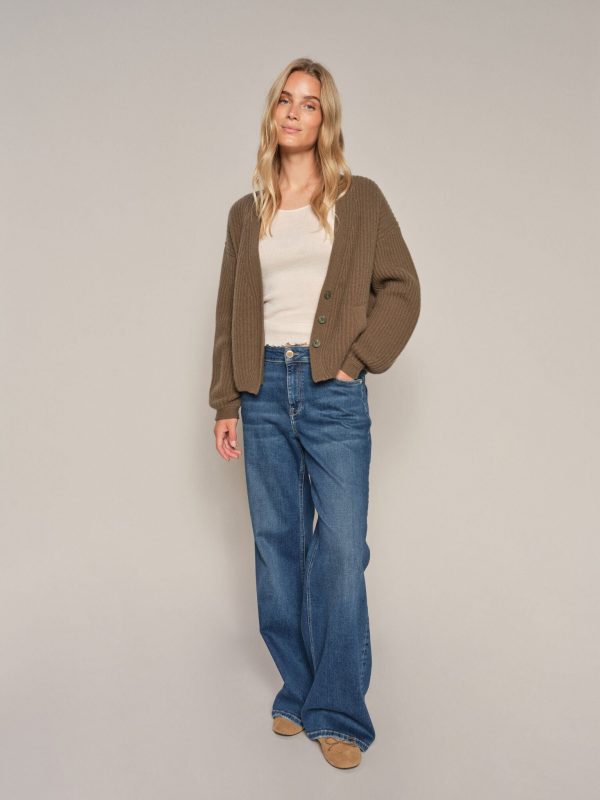 MMGanna Pattern V-neck Knit - Image 3