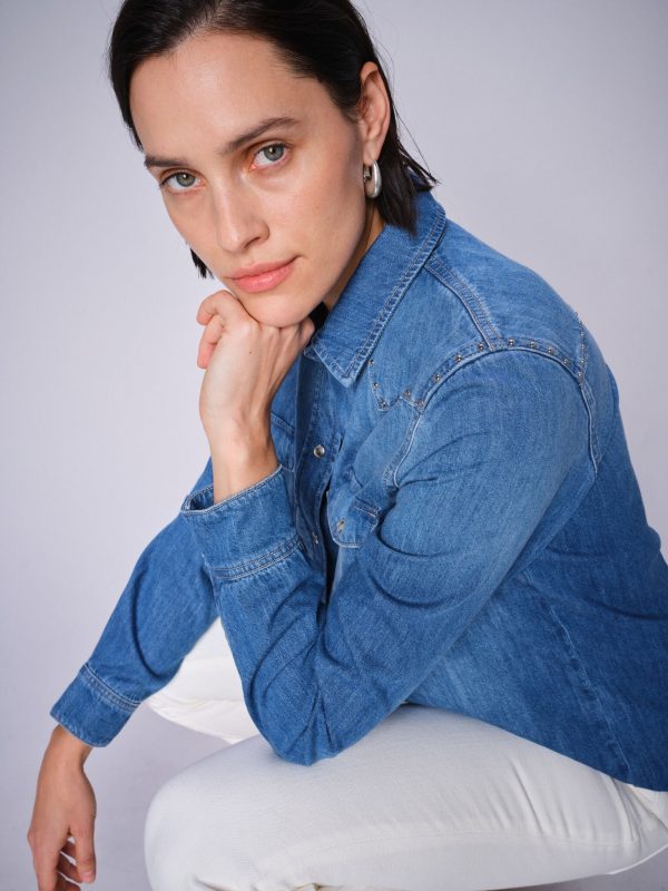 MMElinda Leafy Stripe Shirt
