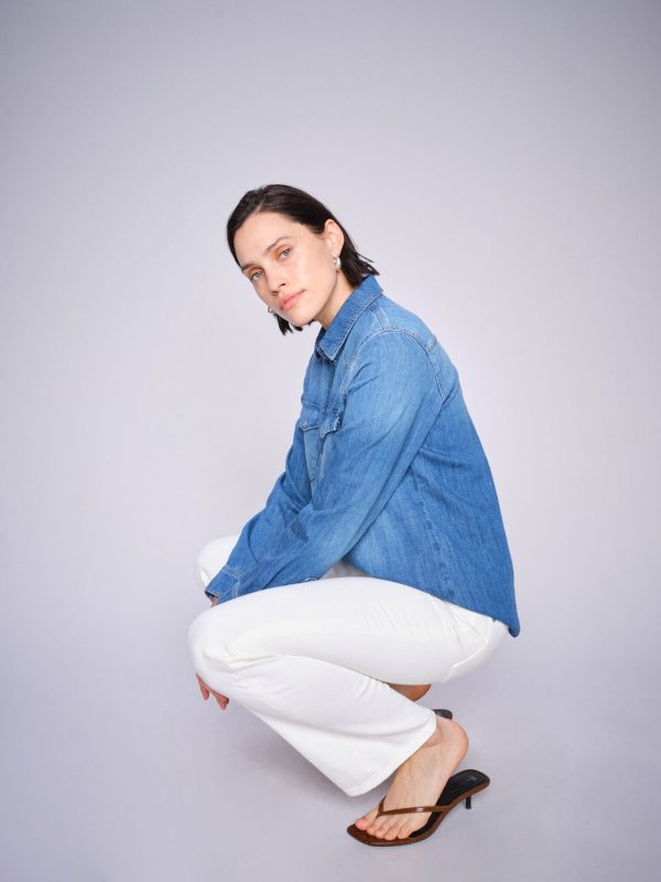 MMElinda Leafy Stripe Shirt - Image 3