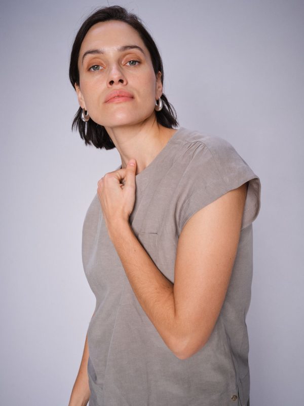 MMTaissa Linen Blouse - Image 3